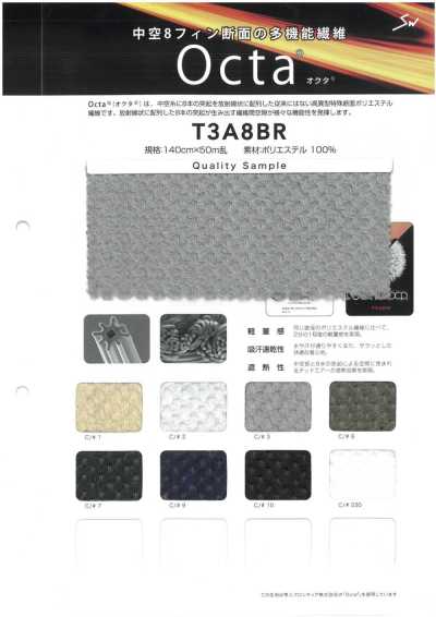 T3A8BR Octa® Raschelstrick