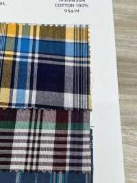 HK1100 Weites Madras-Karo[Textilgewebe] KOYAMA Sub-Foto