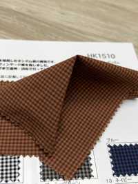 HK1510 Schreibmaschinentuch Gingham Schwefelfarbe[Textilgewebe] KOYAMA Sub-Foto