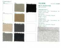 YG12038 Ocot 40 //- Spandex TERECO Rippenstoff[Textilgewebe] YAGI Unterfoto