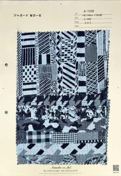 A-1538 Jacquard-Doppelgaze