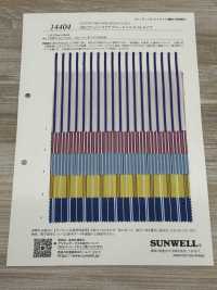 14404 100/2 Baumwoll-Breittuch, Transparent, Mehrfarbig Gestreift[Textilgewebe] SUNWELL Sub-Foto