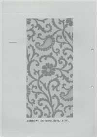 KB2615 Baumwoll-/Leinen-Schnitt-Jacquard (Paisley-Muster)[Textilgewebe] KOYAMA Sub-Foto