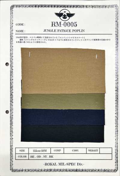 RM-0005 Jungle-Fatigue-Popeline