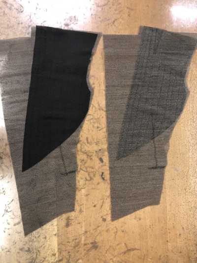 WS810K Leichte Brusteinlage, Schwarz