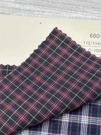 660-1 Baumwolle 60/1 Hochdichter Gingham Mit Kleinem Karomuster[Textilgewebe] ARINOBE CO., LTD. Sub-Foto