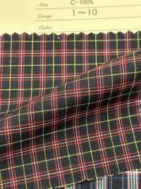 660-1 Baumwolle 60/1 Hochdichter Gingham Mit Kleinem Karomuster[Textilgewebe] ARINOBE CO., LTD. Sub-Foto