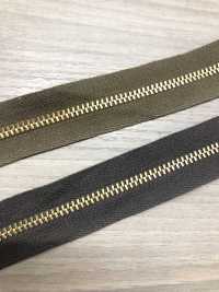 3-G-CO-OR WALDES Vintage Reißverschluss, Rotkupfer, Größe 3, Baumwollband, Offen Asahi-Befestigungselemente Unterfoto