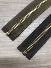 3-G-CO-OR WALDES Vintage Reißverschluss, Rotkupfer, Größe 3, Baumwollband, Offen Asahi-Befestigungselemente Unterfoto