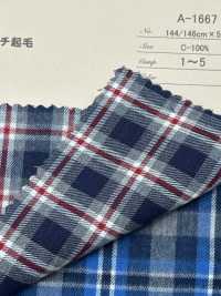 A-1667 Indigo-Mischung Mit Seidigem Touch, Flauschig[Textilgewebe] ARINOBE CO., LTD. Sub-Foto