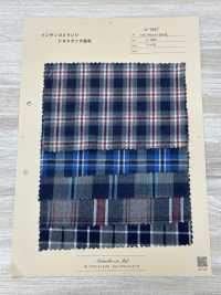 A-1667 Indigo-Mischung Mit Seidigem Touch, Flauschig[Textilgewebe] ARINOBE CO., LTD. Sub-Foto