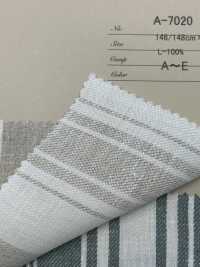 A-7020 Europäischer Leinen 3/1 Twill[Textilgewebe] ARINOBE CO., LTD. Sub-Foto