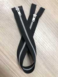 5-AL-CO-MR WALDES® Vintage Reißverschluss Aluminium Größe 5 Baumwollband Zweiwegetrenner Asahi-Befestigungselemente Unterfoto