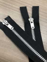 5-AL-CO-MR WALDES® Vintage Reißverschluss Aluminium Größe 5 Baumwollband Zweiwegetrenner Asahi-Befestigungselemente Unterfoto