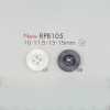 RPB105 Hergestellt in Japan Recyceltes PET-Harz 4-Loch-Knopf