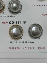 CD-131 Metallknöpfe (Perlmutt-Kombiknöpfe)[Taste] DAIYA BUTTON Sub-Foto