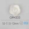 OPH333 2-Loch-Kunststoffknopf in Blumenform