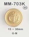 MM703K Metallknopf