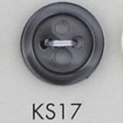 KS17 Knopf aus Polyesterharz mit 4 Löchern und Rand