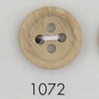 1072 Polyesterharzknopf mit Rand, 4-Loch