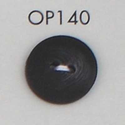 OP140 2-Loch-Polyesterknopf in Büffelhorn-Optik
