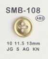 SMB-108 ABS-Knopf, klein, Vierloch