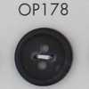 OP178 Polyesterharzknopf mit Rand, 4-Loch