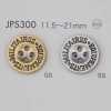 JPS300 4-Loch-Knopf, plattiert, aus ABS-Harz