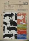850473 SEVENBERRY® Leinen Leinen Canvas Tier Honobono Katzen
