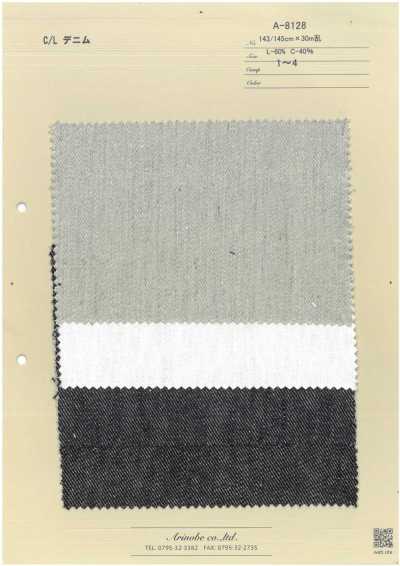 A-8128 Baumwoll-/Leinen-Denim