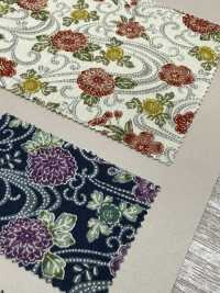 83062 SEVENBERRY® Loomstate Vier-Jahreszeiten-Muster Chrysantheme Fließendes Wasser[Textilgewebe] VANCET Sub-Foto