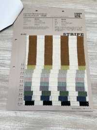 88194 SEVENBERRY® Leinenähnlicher Slub-Stoff Mit Punkten, Streifen Und Karos[Textilgewebe] VANCET Sub-Foto