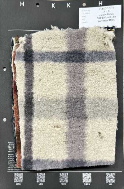 FLEECE-PT-4 Klassischer Fleece-Karodruck