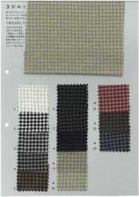 KB9004 Leinen/Baumwolle, Garngefärbtes Gingham-Karo[Textilgewebe] KOYAMA Sub-Foto