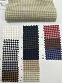 KB9004 Leinen/Baumwolle, Garngefärbtes Gingham-Karo[Textilgewebe] KOYAMA Sub-Foto