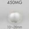 450MG Perlmuttartiges Harnstoff-Material Goldener Halbring-Schaftknopf