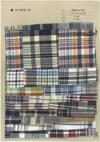 INDIA-2152 Baumwoll-Patchwork