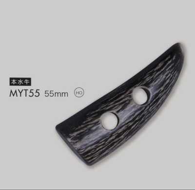 MYT55 Duffleknopf aus echtem Büffelhorn