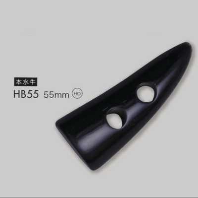 HB55 Duffleknopf aus echtem Büffelhorn