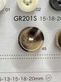 GR201S GRS-zertifizierter Knopf Aus 25 % Recyceltem PET-Harz Mit Rand, 4 Löcher[Taste] DAIYA BUTTON(DAIYA BUTTON) Sub-Foto