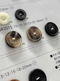 GR201S GRS-zertifizierter Knopf Aus 25 % Recyceltem PET-Harz Mit Rand, 4 Löcher[Taste] DAIYA BUTTON(DAIYA BUTTON) Sub-Foto