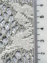 KKF8725-W-D1 Breite, Melierte Jacquard-Spitze Aus Polyester[Textilgewebe] Uni Textile(Komon Studio) Sub-Foto