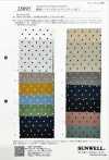 28095 Baumwoll-Leinen-Nesselstoff mit S-Punkt-Druck und Chintz-Finish