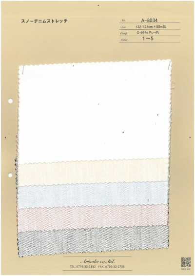 A-8034 Snow-Denim-Stretch