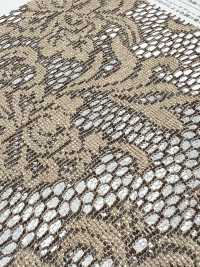 KKF8725-W-D3 Breite, Melierte Jacquard-Spitze Aus Polyester[Textilgewebe] Uni Textile(Komon Studio) Sub-Foto