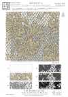 KKF8725-W-D3 Polyester-Jacquardspitze in Melange-Optik, breite Breite