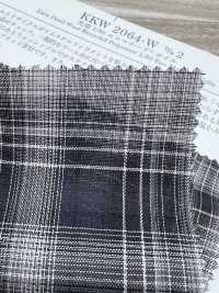 KKW2064-W-D2 Garngefärbter 1/80 Öko-Voile[Textilgewebe] Uni Textile(Komon Studio) Sub-Foto