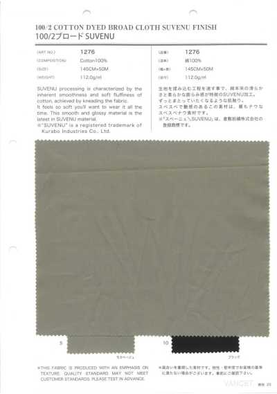1276 100/2 Popeline SUVENU