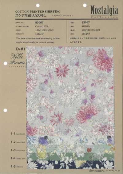 83067 Ecru gefleckter Batist Nostalgie-Kollektion Edles Aroma