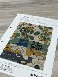 28090 Leinen-Webstuhl Aus Leinen Mit Blumendruck Und Engelsweichem Finish[Textilgewebe] SUNWELL Sub-Foto